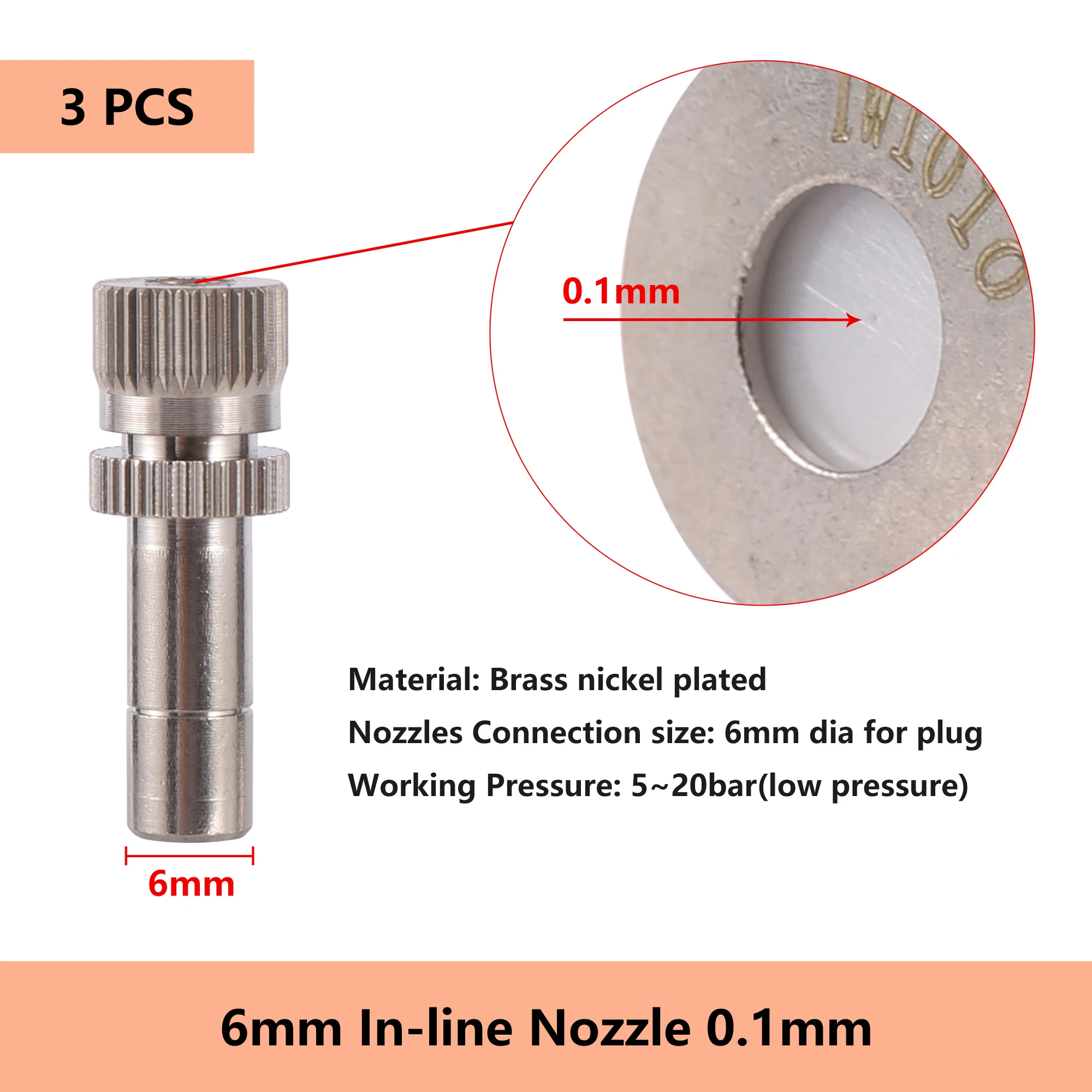 

FOGWOWO форсунки для опрыскивателей 0.1-0.6 мм