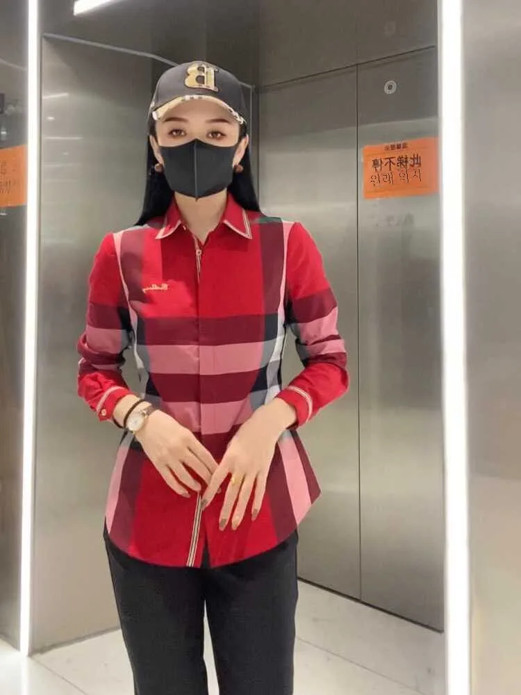 Spring and Autumn New High end Stripe Shirts Women clothes Casual All-matching Top High-End Fashion Western Sle Fashionable...