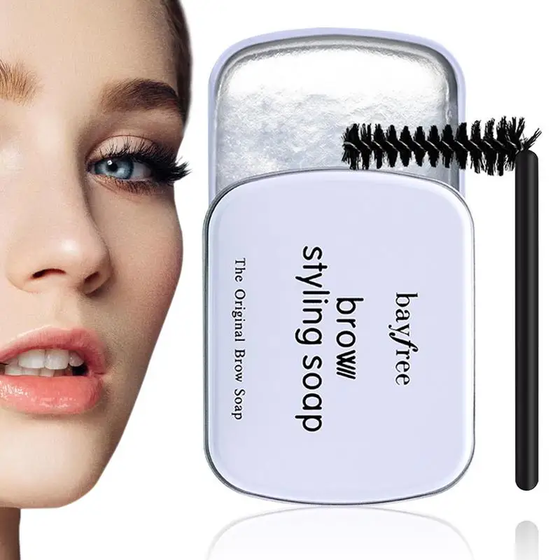 

Brow Styling Soap Transparent Long Lasting Natural Eyebrow Soap Waterproof Smudge Proof Eyebrow Styling Pomade Balm Gel For