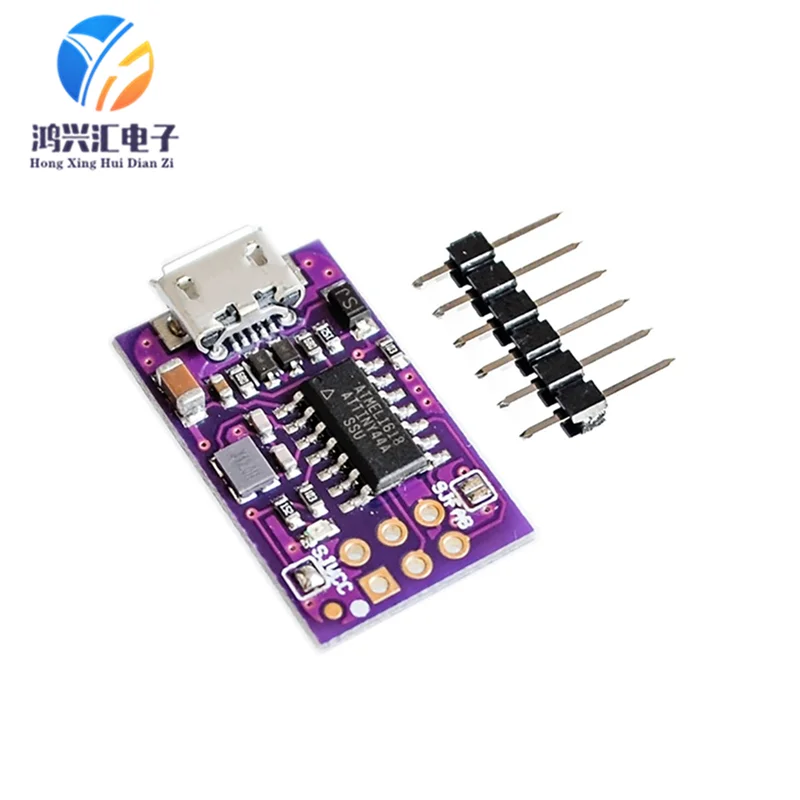 Микроusb миниатюрный AVR ISP ATtiny44 USBTinyISP программатор