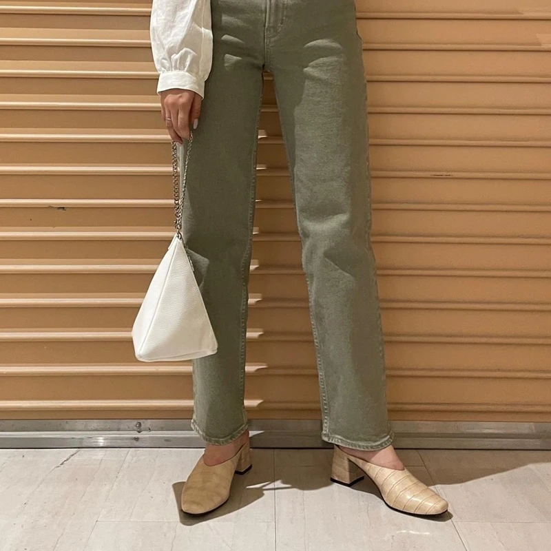 

Spring Crocodile Pattern Leisure Thick Heel Modern Slippers Women Cover Toe Solid Chaussure Femme Japanese Pumps Tacones Mujer