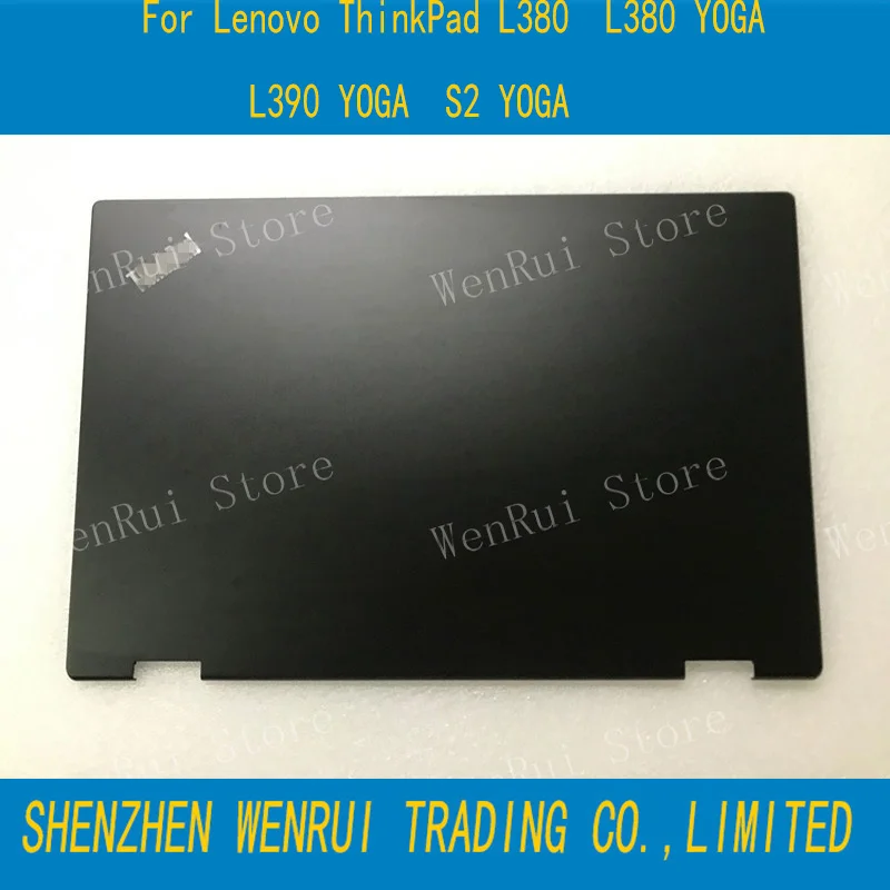 Чехол для ноутбука Lenovo Thinkpad L380 20M5 Yoga 20M7 20M8 L390 YOGA 20NT 20NU, ЖК-чехол, задняя крышка, черный