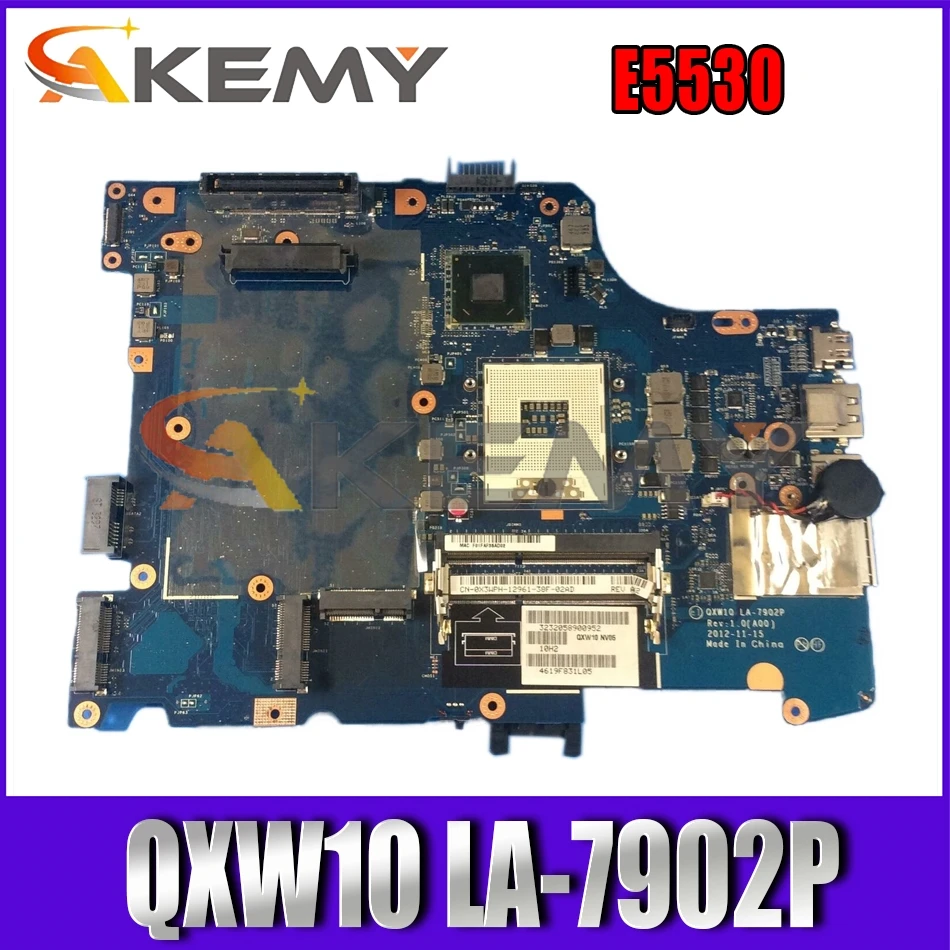 

CN-05KP1Y 05KP1Y 0FGK45 0X3WPH 091C4N Laptop motherboard For Dell Latitude E5530 main board QXW10 LA-7902P tested ok