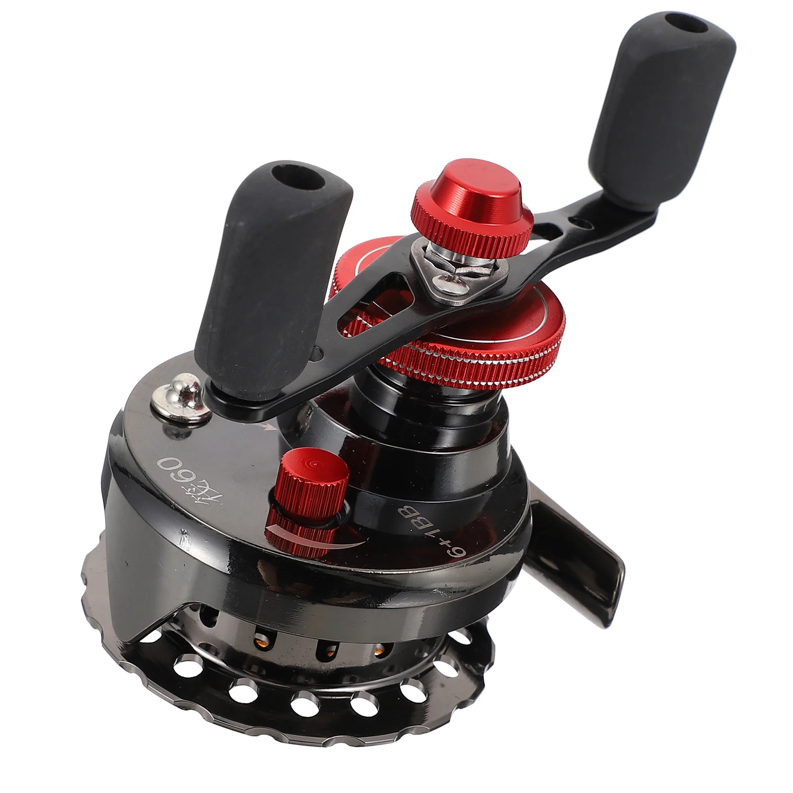 

1pc Creative Rocker Arm Fishing Pole Reel Outdoor Fishing Wheel for Fishing Pole