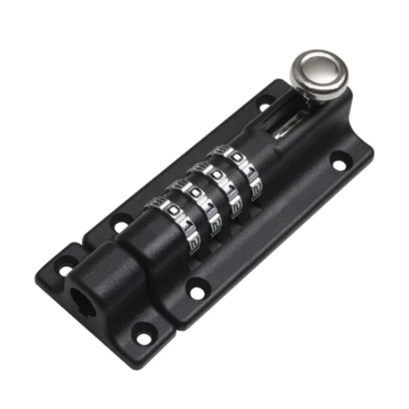 

Password Lock Bolt Metal Door Latch Anti-Theft Safety Combination Digit Padlock Outdoor Home Wood Gate Hardware