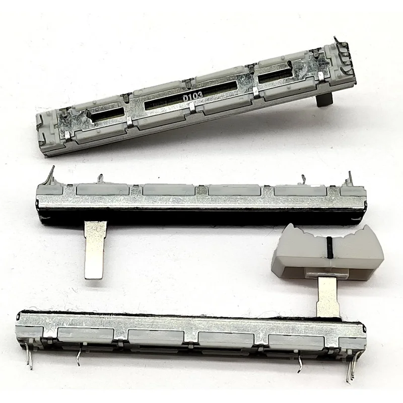 9 шт. 7 5 см микшер потенциометр 75 мм Фейдер двойной A10K A20K D10K 6pin стерео для Yamaha