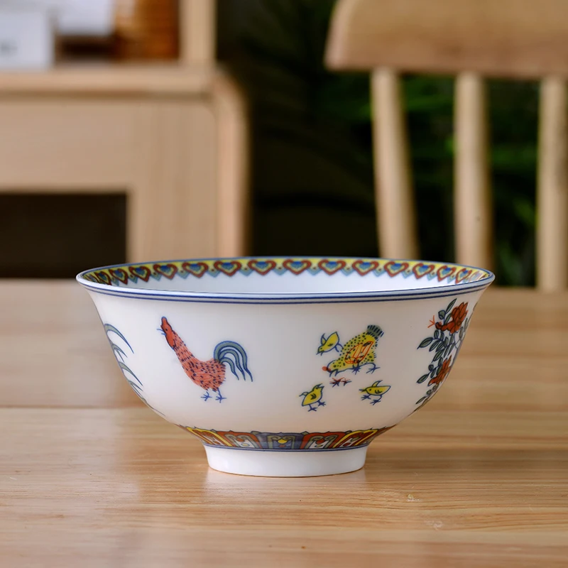 

Керамическая глубокая тарелка Jingdezhen