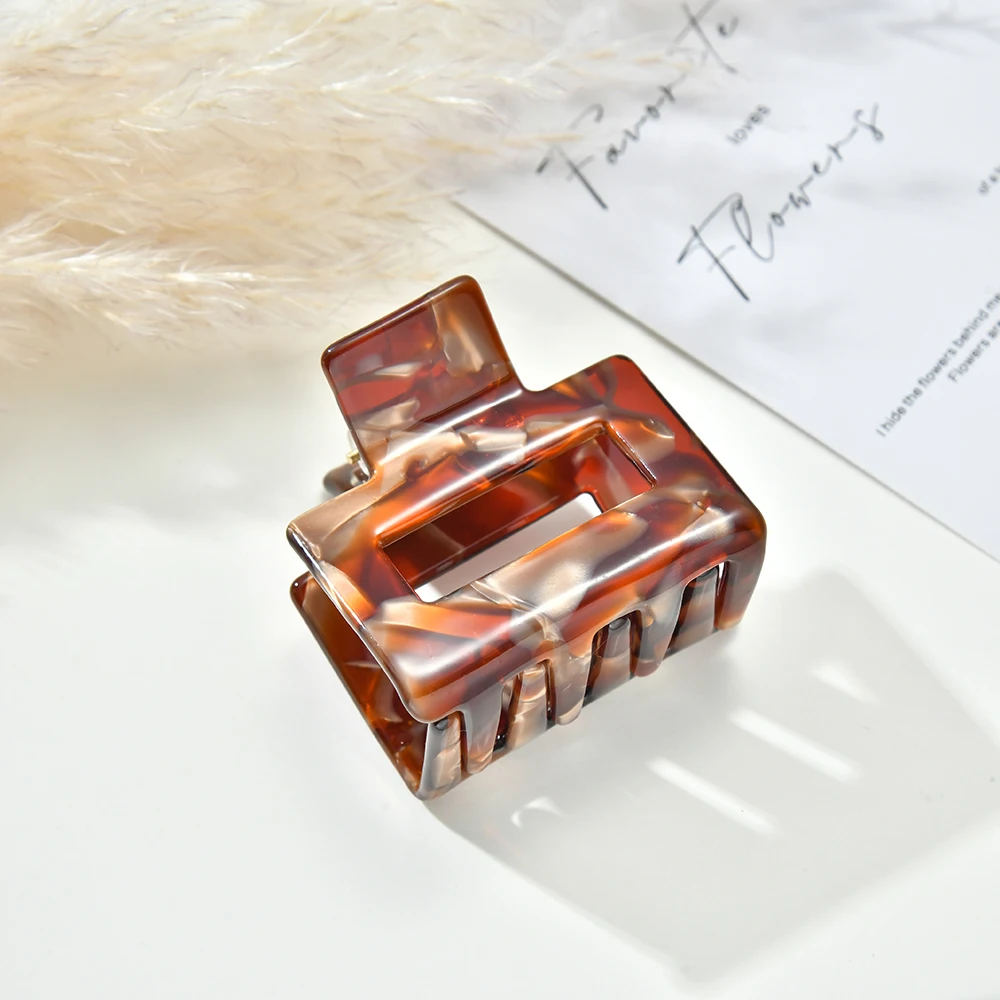 Новейшая заколка для волос ацетатный красочный корейский стиль INS детской