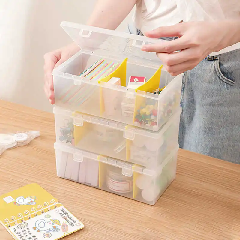

Storage Box Household Dustproof And Moisture-proof Clean And Hygienic Smooth And Burrs-free Flap Design Adjustable