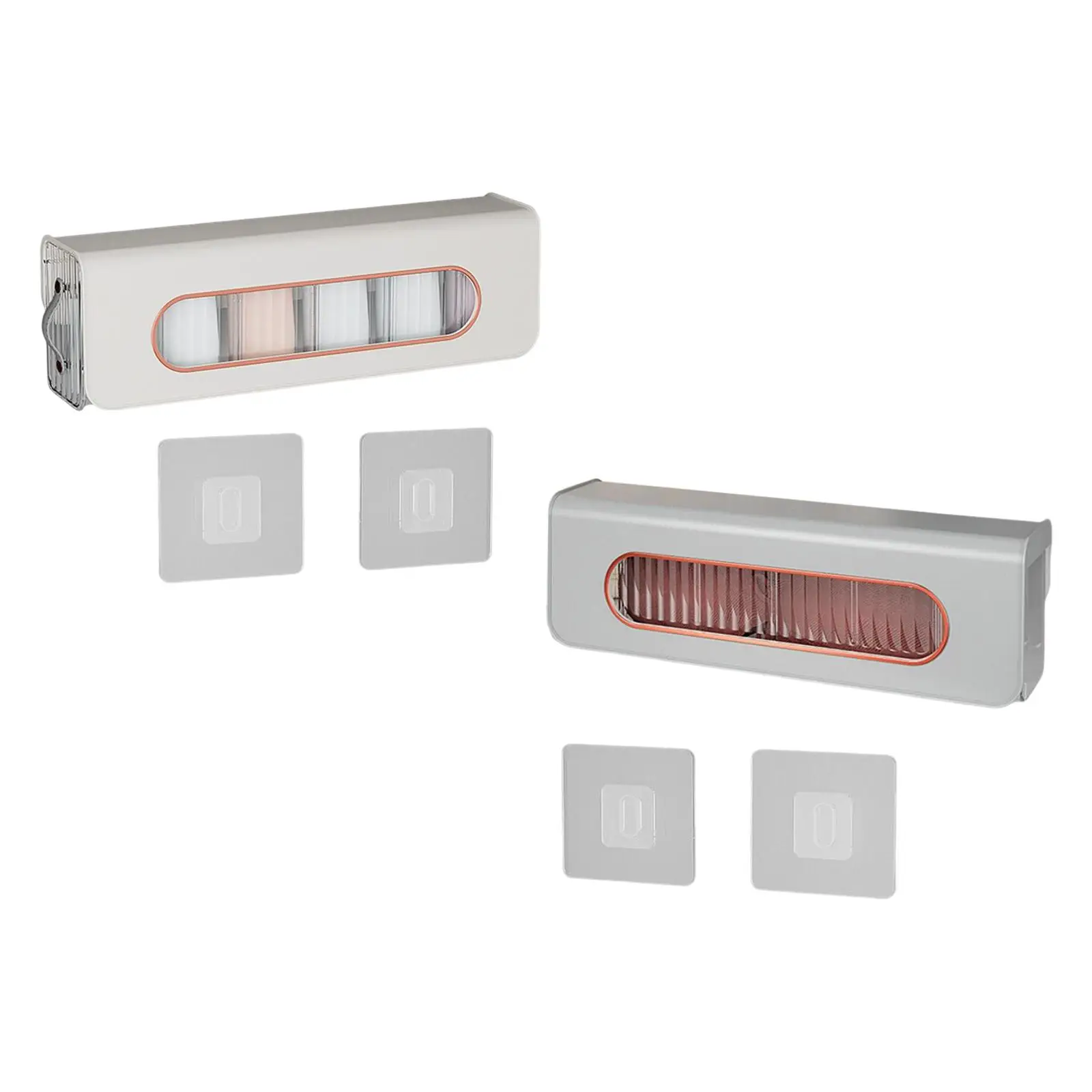 

Socks Storage Box Transparent Wall Hanging Easily Assembly Divider Boxes Accessories Ties Sock Organizer Case for Cabinet Closet