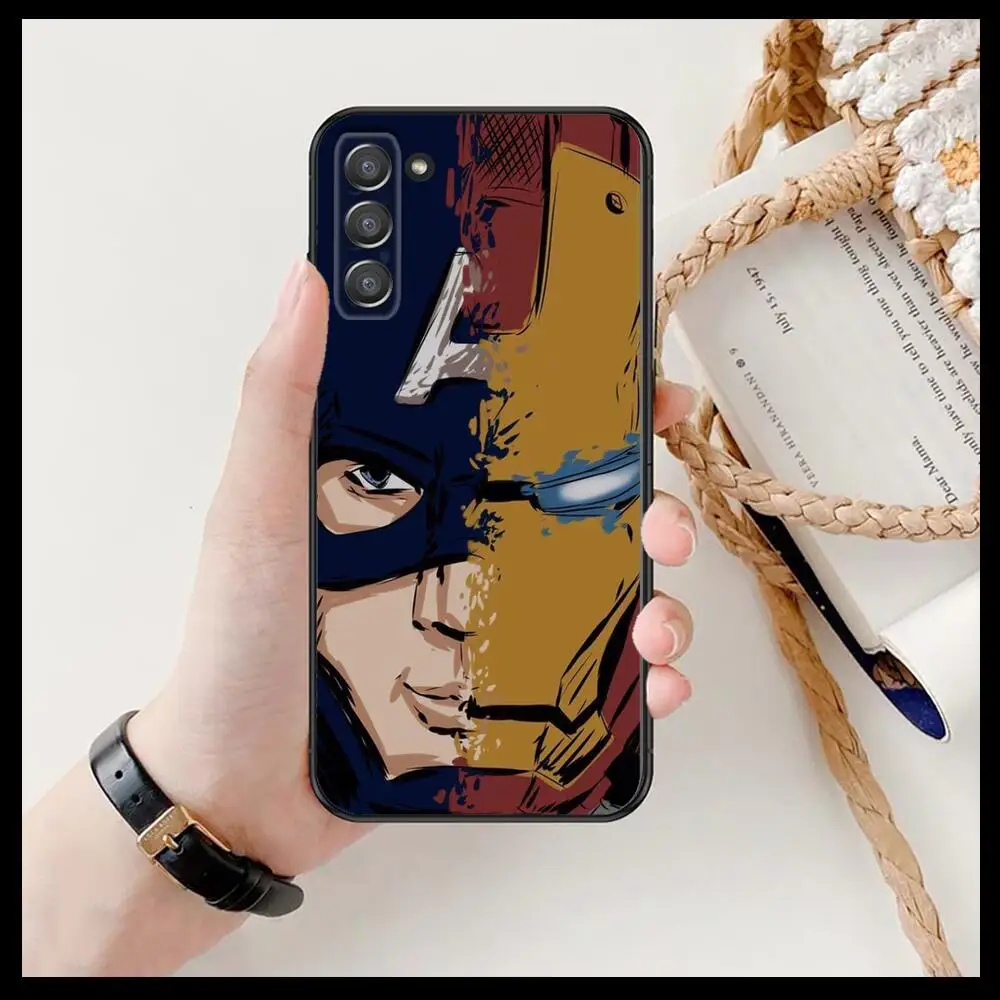 Корпус телефона MARVEL Captain America для SamSung Galaxy s6 s7 S8 S9 S10E S20 S21 S5 S30 Plus fe 5G Lite Ultra Edge |