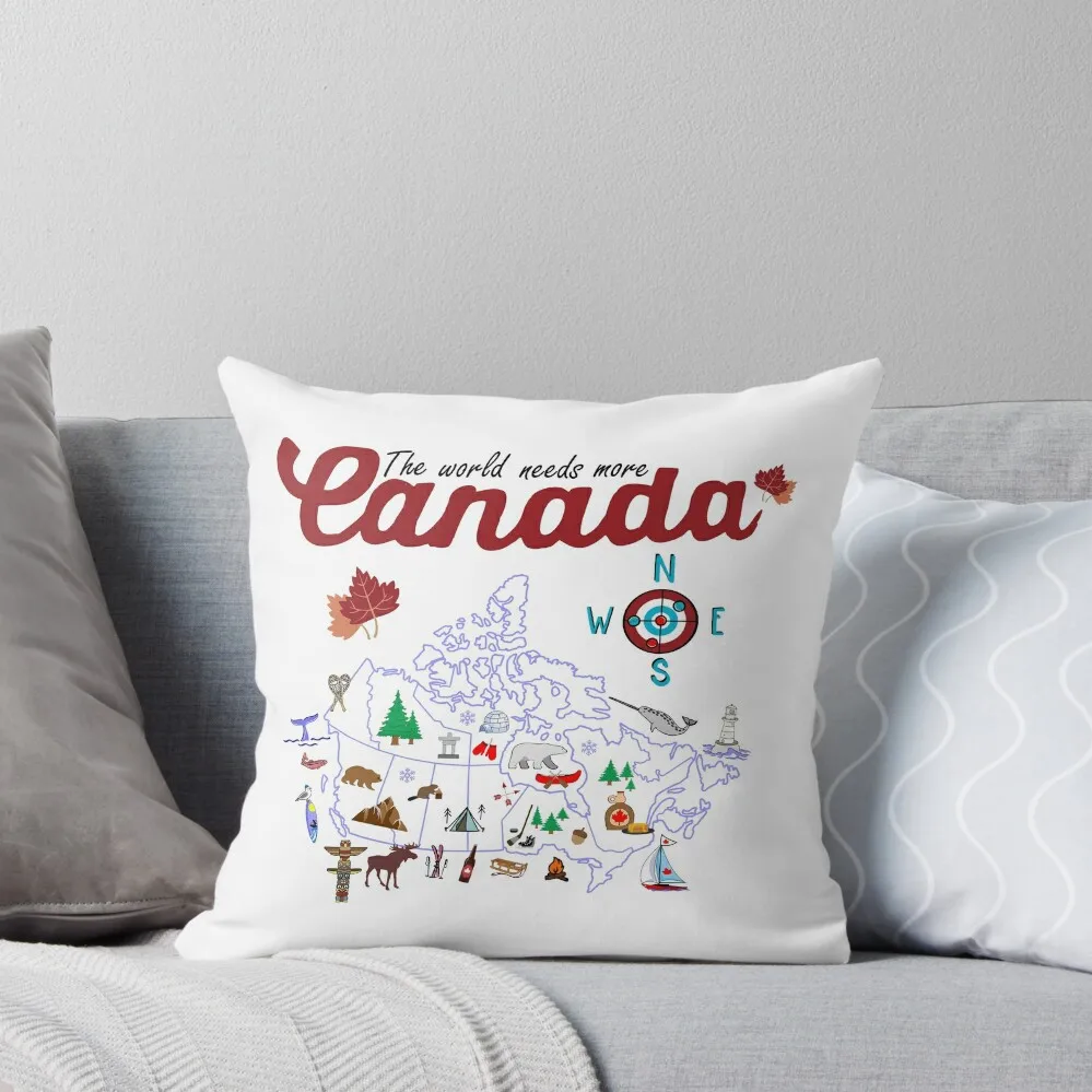 The World NEED More Canada диванная подушка наволочки для дивана подушки в клетку