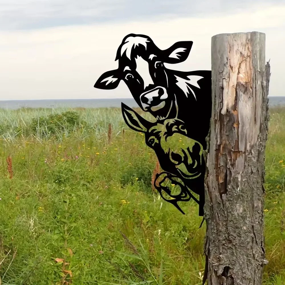 Стильная Металлическая Скульптура Животных Современный Уличный Садовый Декор