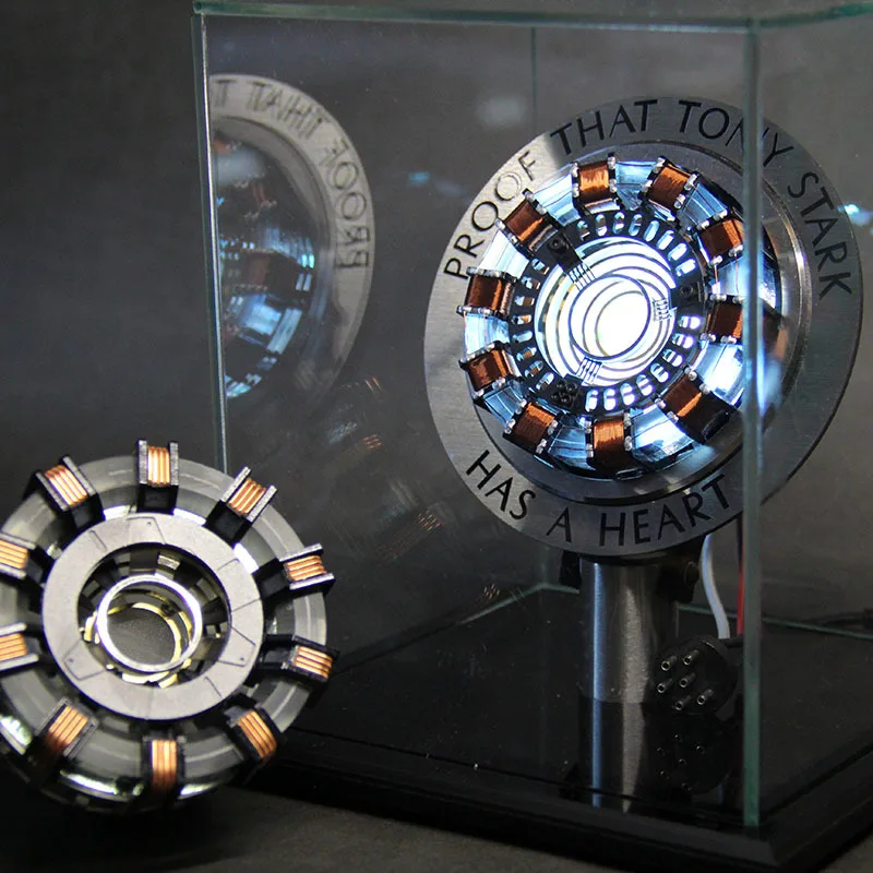 В наличии Мститель Железный Человек Арка Реакктор Аниме Фигурка 1:1 Mk1 Mk2 Сплав