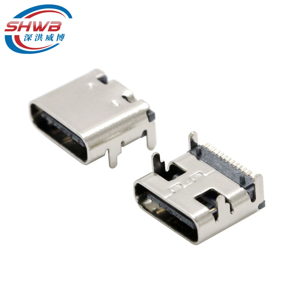 

Тип C USB 3.1 2 6 14 16 24-контактный разъем Type-C Разъем SMD DIP Гнездо для печатной платы Высокоточный порт зарядки Передача данных
