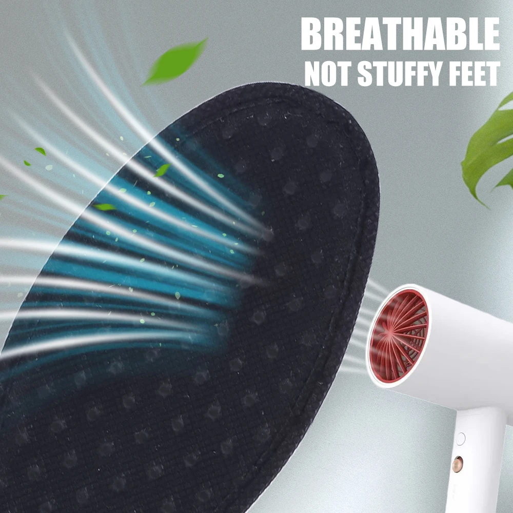 6PCS Deodorant Foot Insoles Bamboo Charcoal Insert Absorb-Sweat Mesh Breathable Thin Sport Shoe Pad Suction Perspiration Insole images - 6