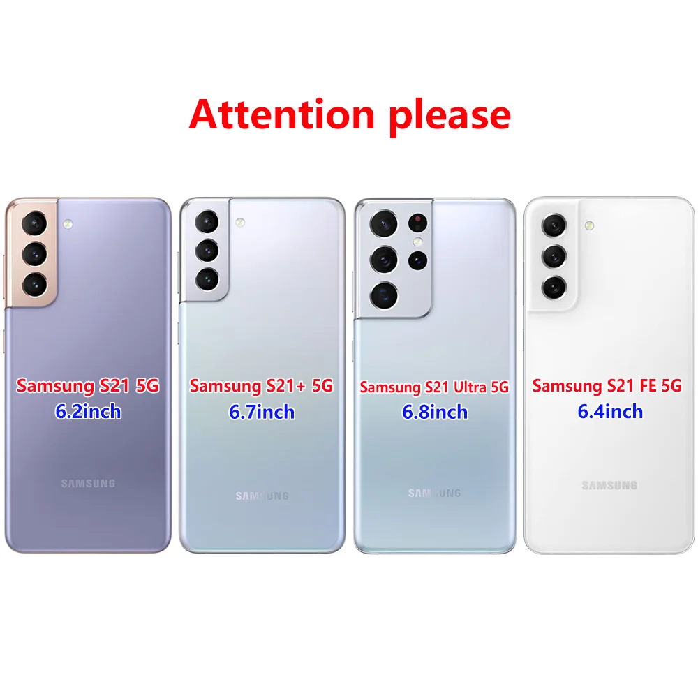 For Samsung Galaxy S21 | S21+  Ultra FE 5G Case For Samsung S21 plus Phone Cover Galaxy S21 fe Silicon TPU Bumper Back Funda