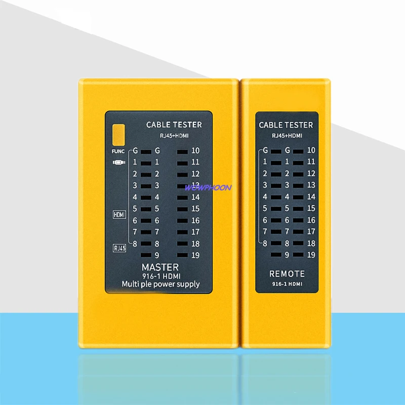 100M POE anti-burn HDMI high-definition digital cable tester RJ45 Network test Computer network cable tester