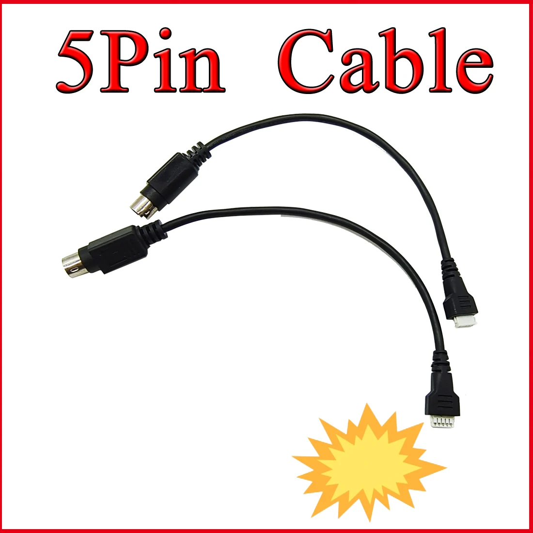 

5-контактный кабель программатора, линия передачи данных для программатора автомобильных ключей TY90, TY100 и TY200, пульт дистанционного управления H618