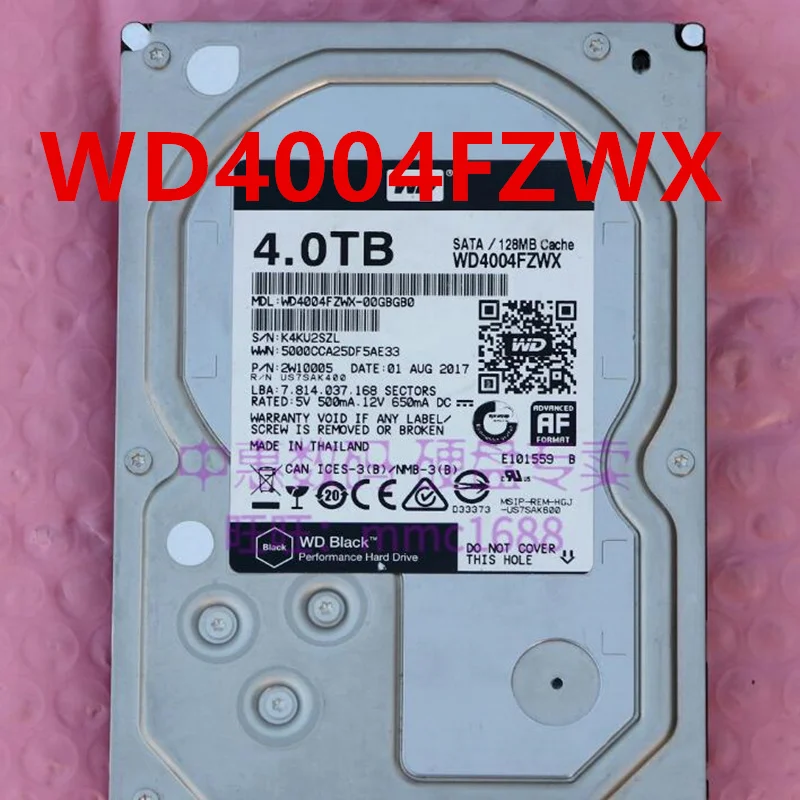 

Original 90% New Hard Disk For WD 4TB SATA 3.5" 7200RPM 128MB Desktop HDD WD4004FZWX