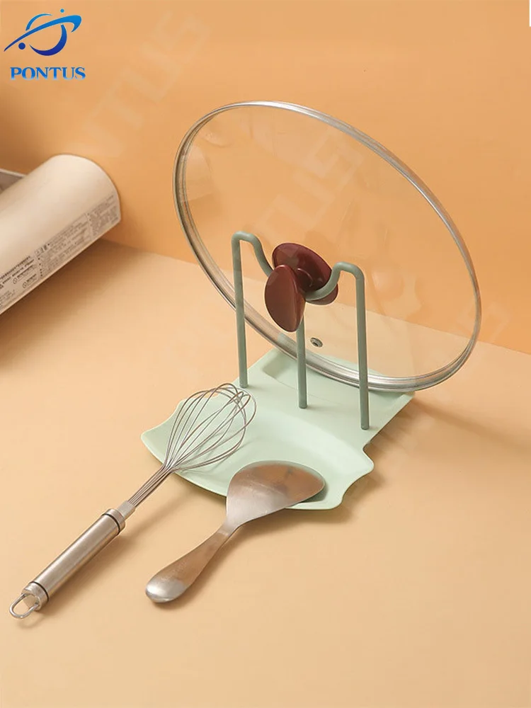 

Стеллаж для хранения крышек горшков, полка, столешница без отверстий, держатель для подставки, полки для домашней кухни, аксессуары, инструм...