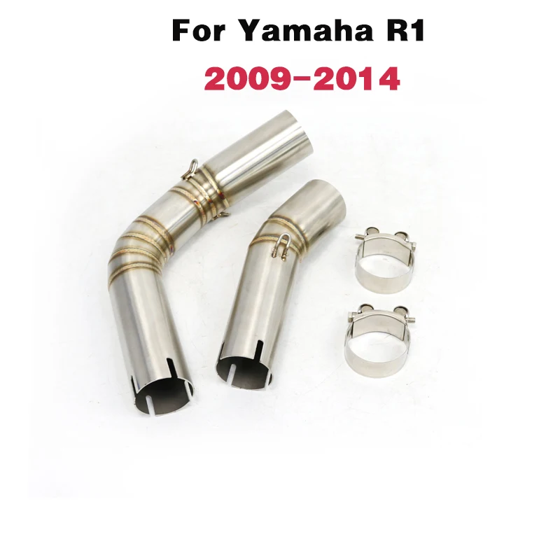 

R1 выхлопная труба для мотоцикла средняя труба для Yamaha YZF-R1 R1 2004-2006 2007 2008 2009 2010 2011 2012 2013 2014 YA015