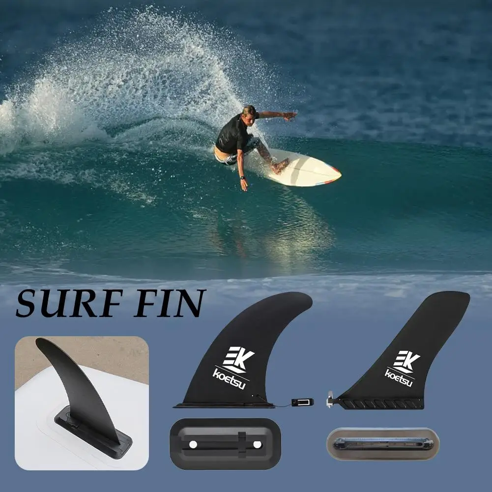 

1 Pc Surf Fin 9 /11inch Surf Water Wave Fin Sup Accessory Paddle Board Central Surfboard Slide-in Stablizer Stand Fin Up I9y4