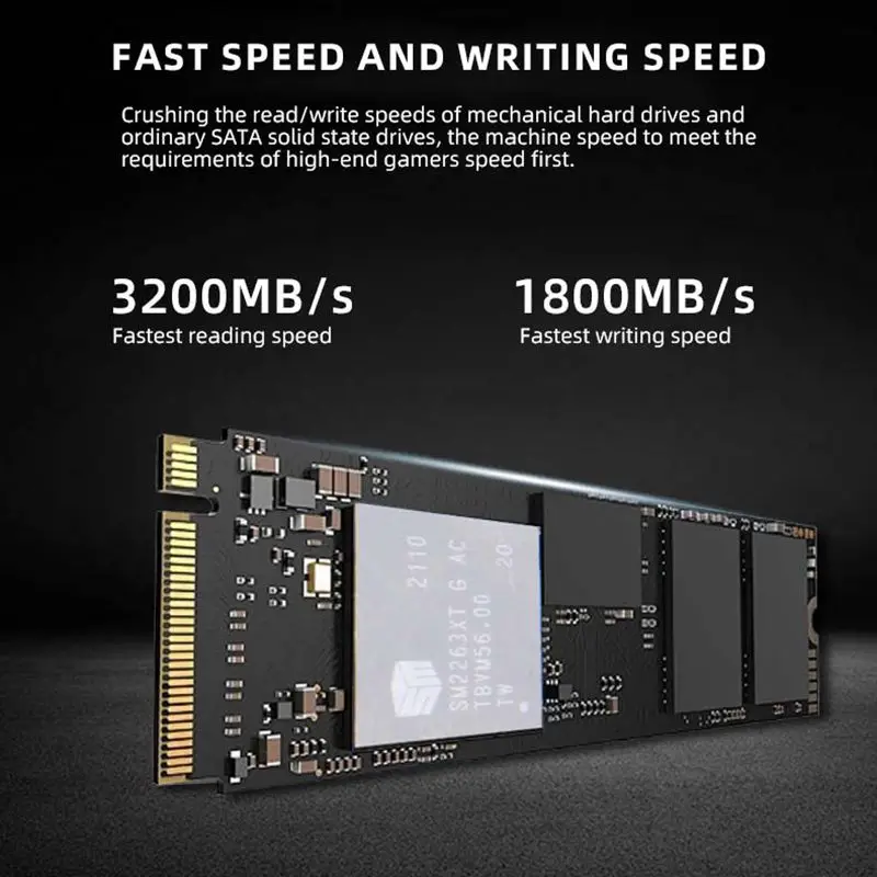 Твердотельный Накопитель Casper Pcie 3.0 Ssd M.2 — 256 Гб 3000 Мб/с Для Игрового Ноутбука