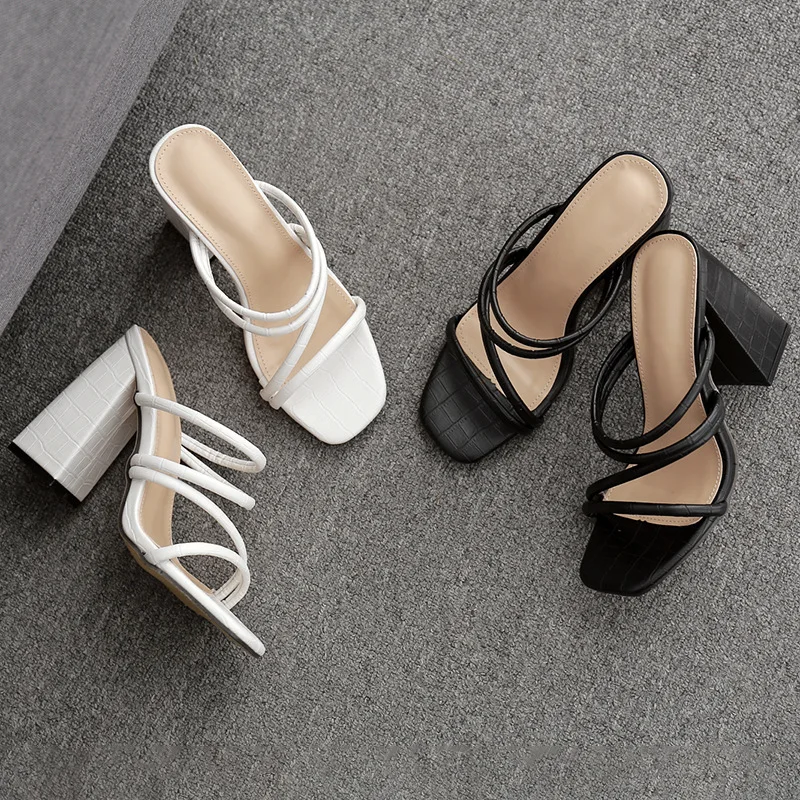 

Туфли женские на среднем каблуке, без каблука, из ПУ кожи