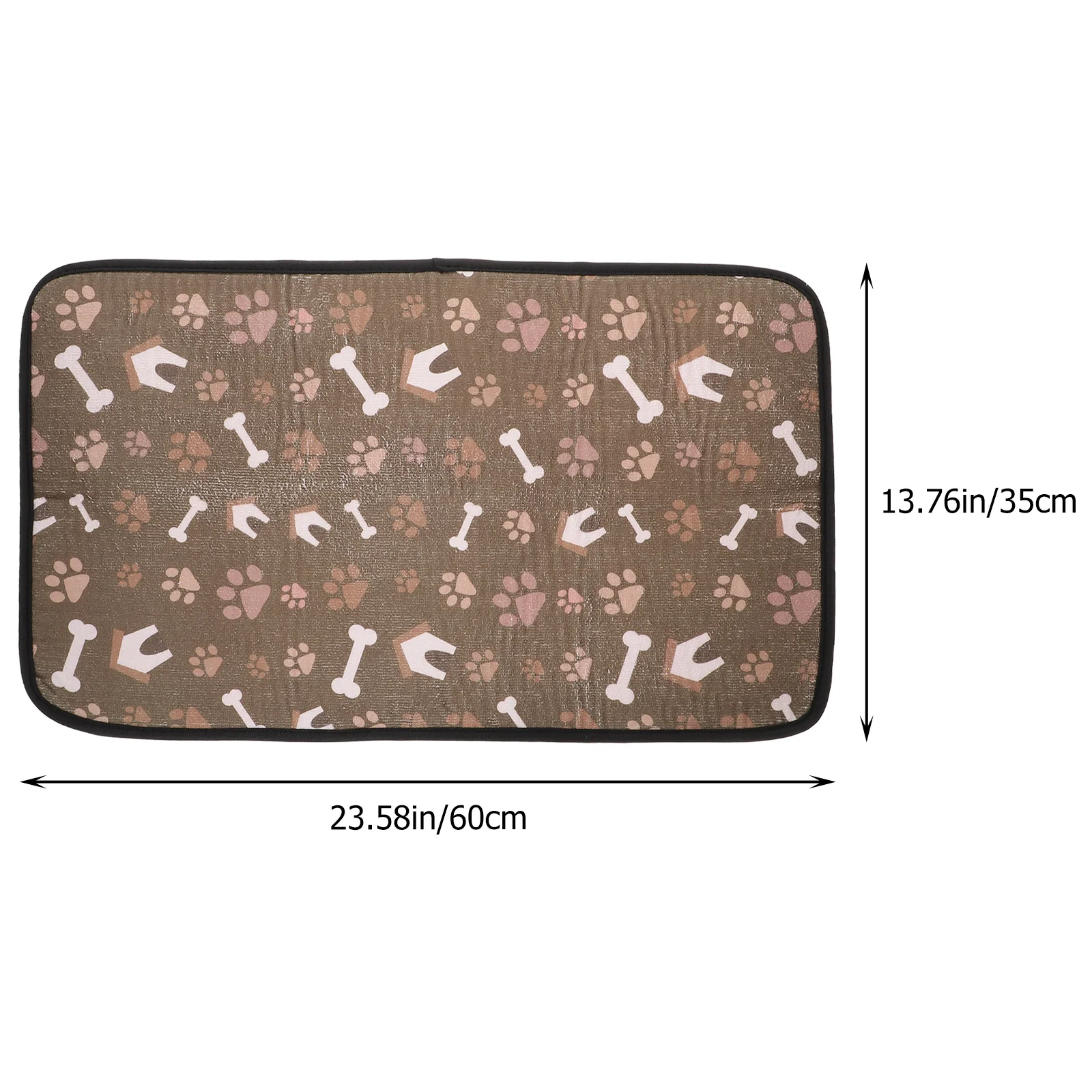 

Mat Bowlpet Dog Cat Feeding Placemat Puppy Water Insulated Reusable Thick Floor Cushion Accessory Practicalhousehold Convenient