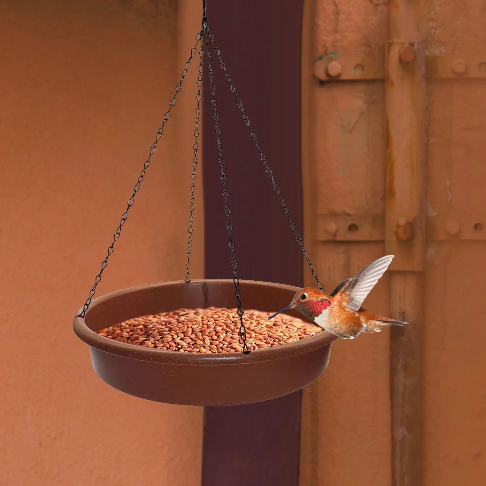 Bird Water Bowl Bird Waterer With Metal Hooks Hanging Bird B