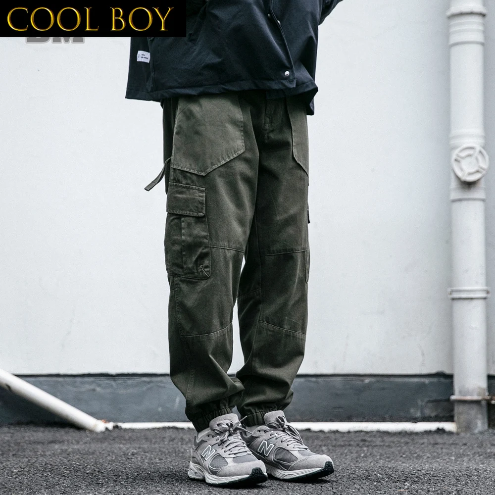 J BOYS Boutique Spring Autumn Fashion Casual High Quality Cargo Pants Japanese Streetwear Loose Jogging Pants Harajuku Trousers