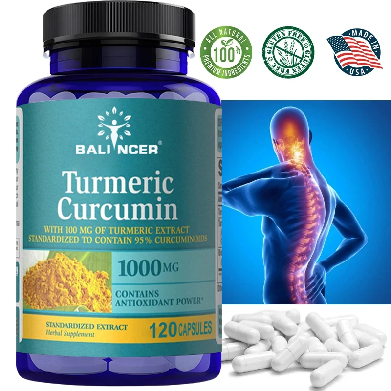 

Balincer Joint Pain Relief Capsules - Helps Reduce Pain, Support Antioxidants, Increase Bone Density, Repair Muscle Strain