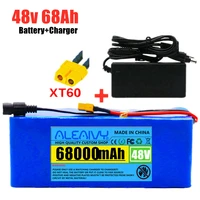 48v 68ah lithium ion battery 68000mah 1000w lithium ion battery pack for 54 6v e bike electric bicycle scooter with bms charger