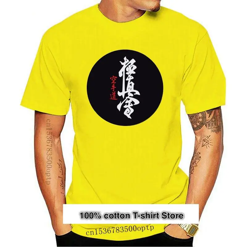 

-Camiseta de Kyokushin Karate para hombre, camisa auténtica de moda, barata, de alta calidad, de talla grande, de verano, nueva