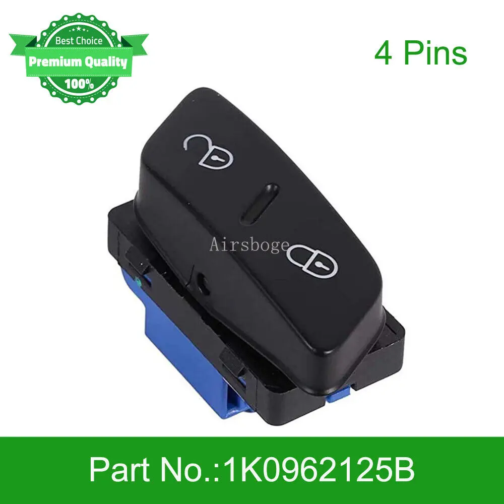 

Driver Side Central Door Lock Switch Button For VW Jetta CC Tiguan Golf Rabbit