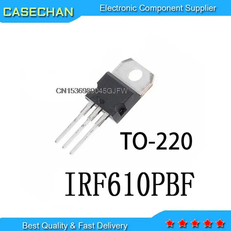 

10 шт. новые и оригинальные IRF610A IRF610 TO-220 3.3A 200V N-ch IRF610PBF
