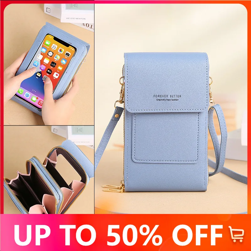 Женская сумка с отделением для сенсорного экрана многофункциональный Женский