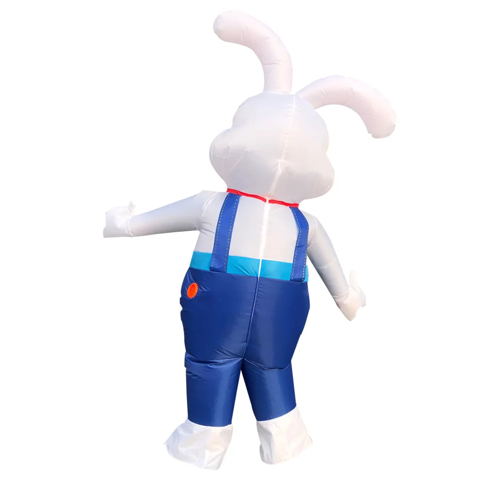 Adult Bunny Inflatable Costumes Anime Easter Rabbit Cosplay Costume Halloween Costumes for Women Party Role Play images - 6