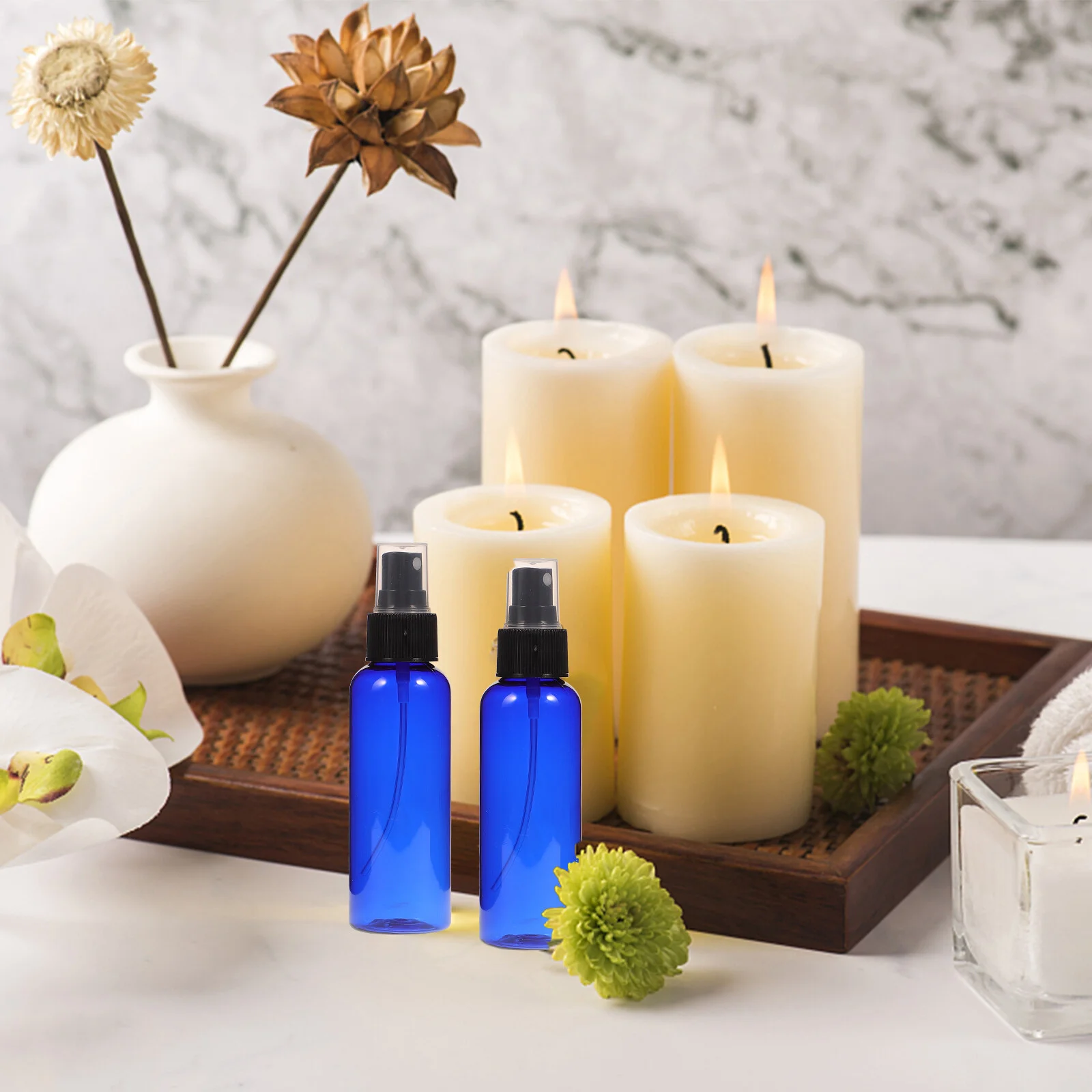 

10 Pcs Spray Bottle Perfume Sprayer Travel Lotion Container Atomizer Mist Toiletry Containers Watering Can 100ML