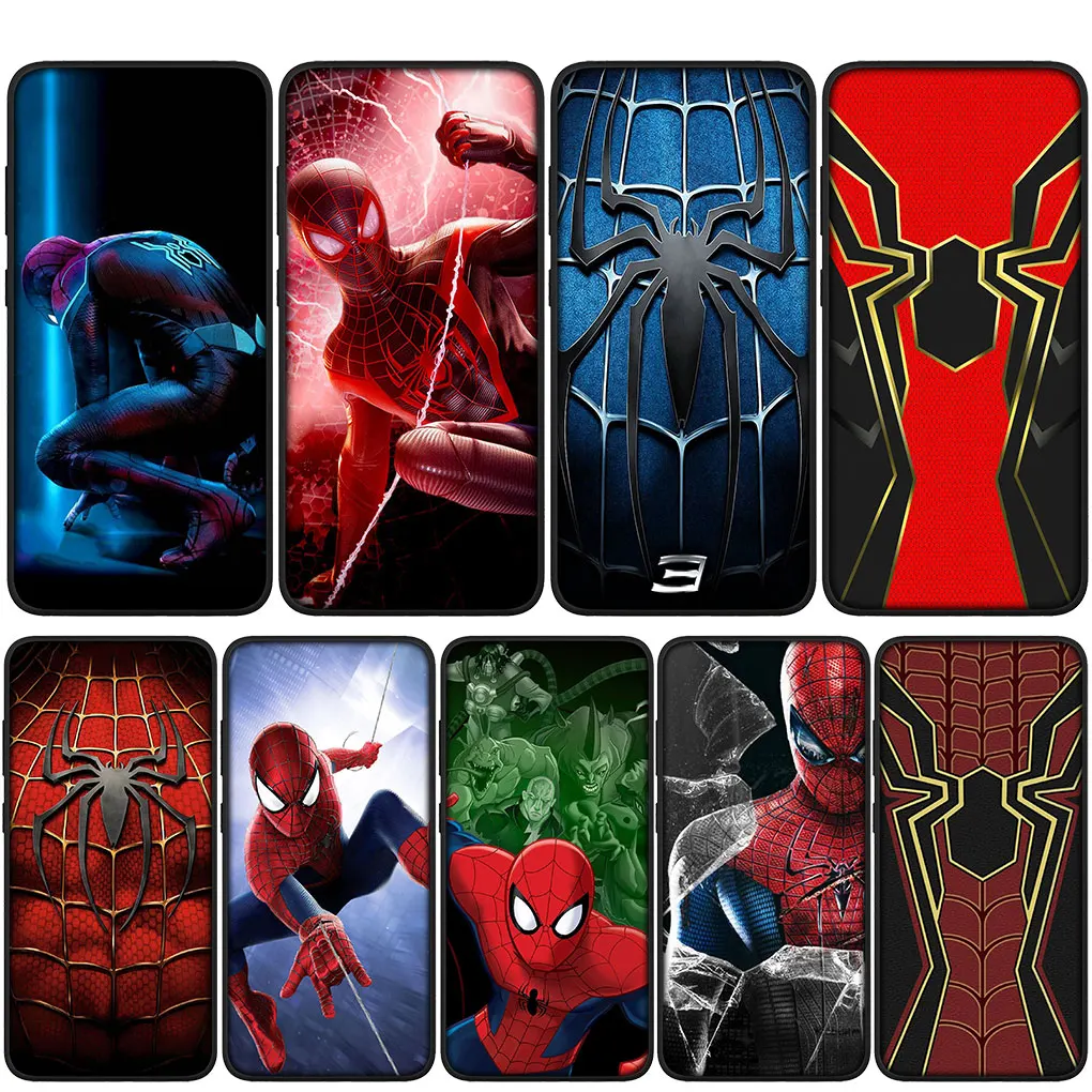 Человек-паук Marvel для OPPO A17 A15 A16 A12 A53 A54 A57 A78 A79 A58 A38 A98 A94 A96 A74 A95 A77 A76 чехол телефона