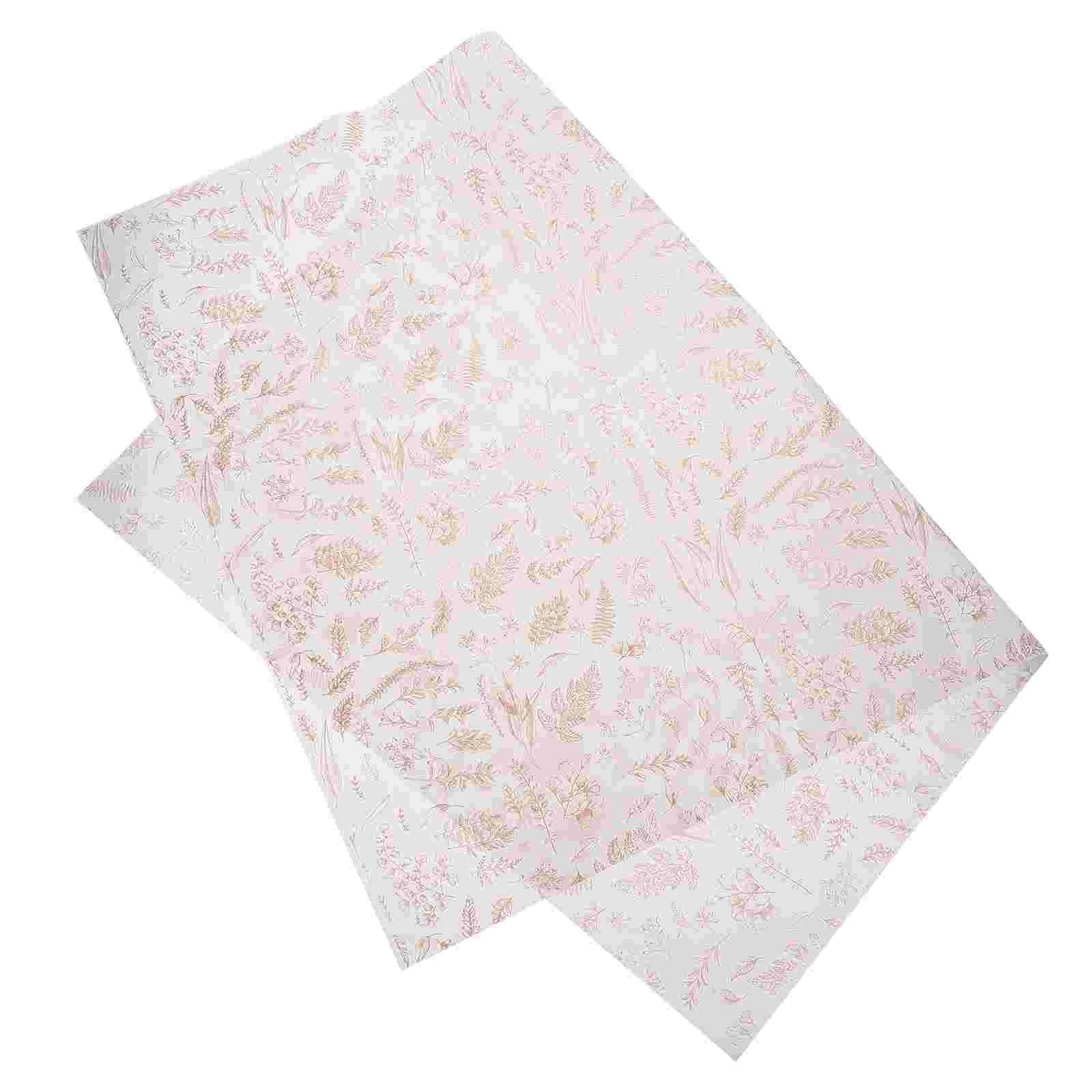 

5 Sheets Disposable Food Wrapping Greaseproof Paper Soap Packaging Paper