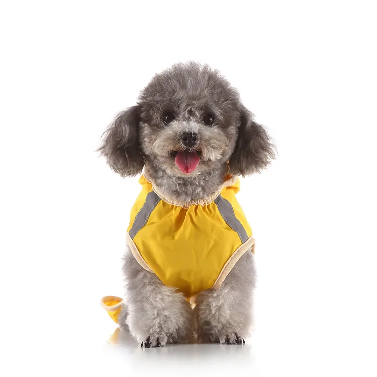 

Водонепроницаемый дождевик ZK20 для домашних животных, одежда для маленьких и средних собак, модное уличное ветрозащитное оборудование, това...