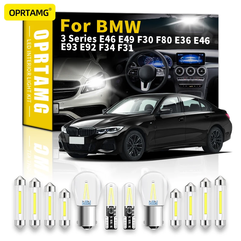 

Автомобильная светодиодная лампа OPRTAMG W5W T10 светильник BMW 3 серии E46 E49 F30 F80 E36 E46 E93 E92 F34 F31