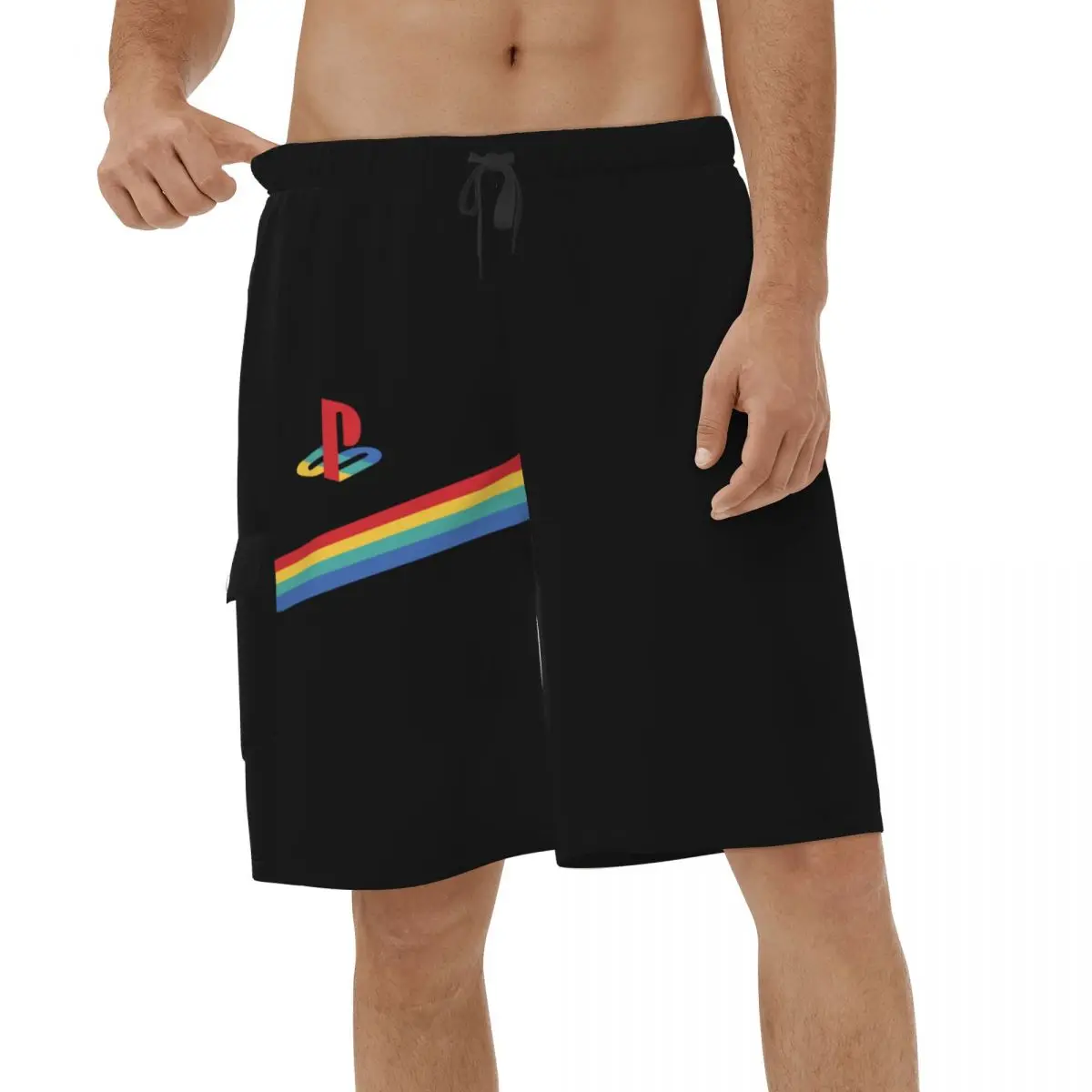 

Game Controler Ps Men Beach Shorts Running Board Shorts Streetwear Surf Game Lover Short Pants Male Quick Dry Board Shorts