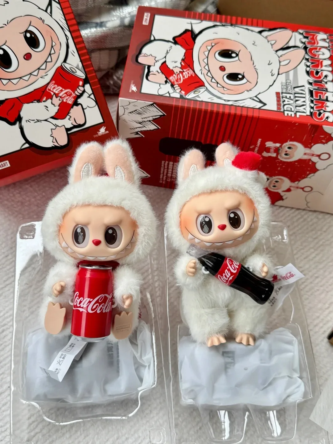 Labubu 3 0 Фигурка Монстров Кока Кола Подлинная Брелок Подвеска Виниловое Лицо Кукла
