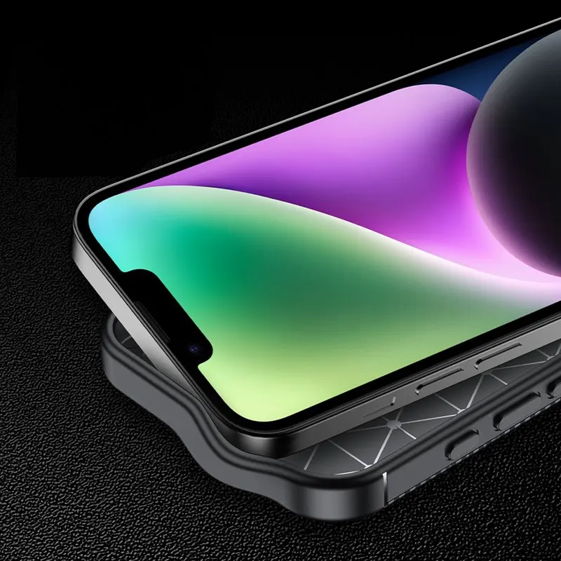Роскошный деловой чехол для iPhone 17e, чехол-накладка для iPhone 17e 16e, мягкий чехол из ТПУ с карбоновым волокном, задняя крышка для телефона iPhone 17e (art.: 3920d8a3ca455) - 3920d8a3ca455