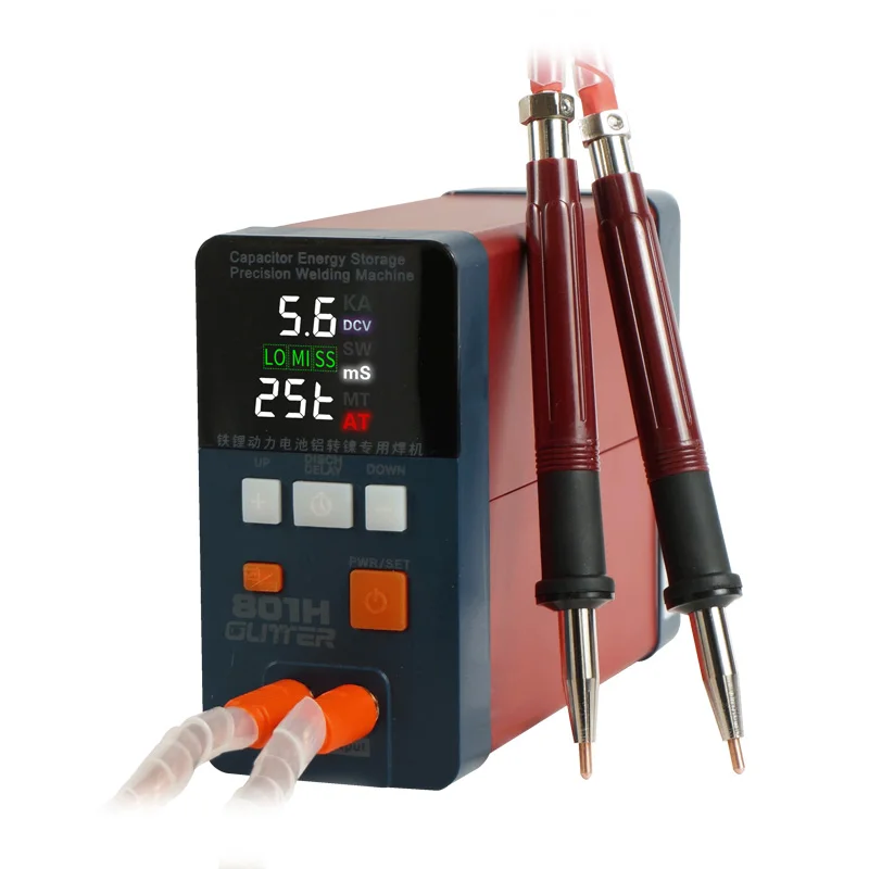 

Glitter 801H spot welding machine aluminum to nickel spot welder capacitor energy storage precision welding machine
