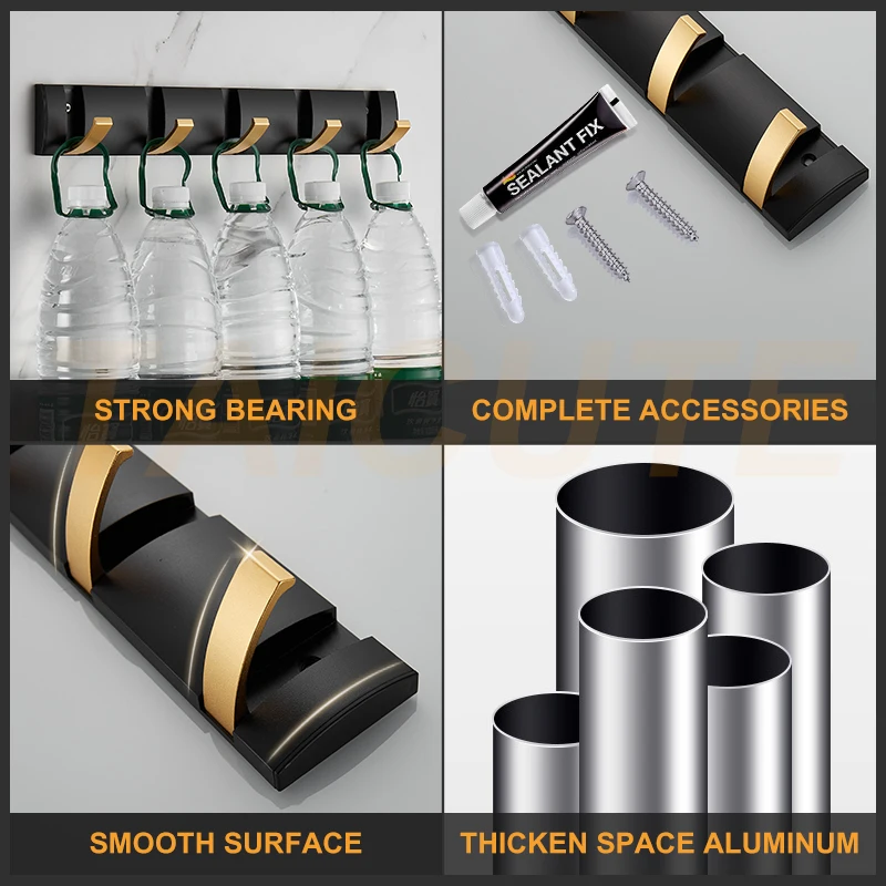 TAICUTE Складная настенная вешалка крючок 2 способа установки пальто одежды