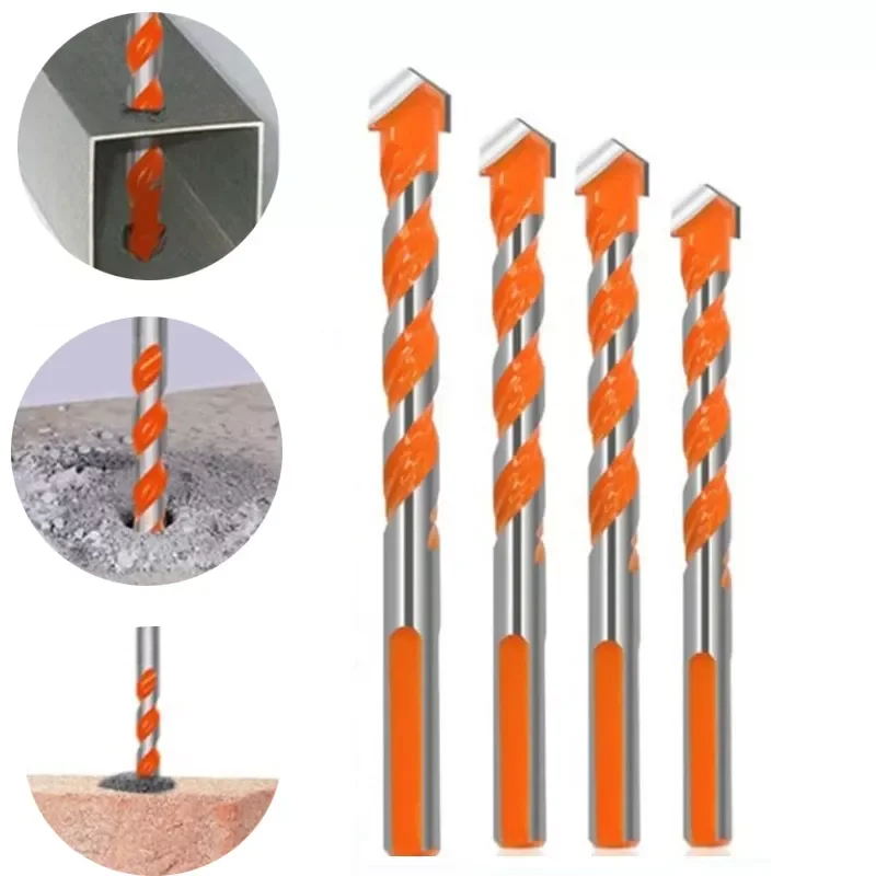 

Power Tool drill bits for Concrete Ceramic Tile Metal wall Diamond Saw Drilling 6/8/10/12mm spiral drill tool